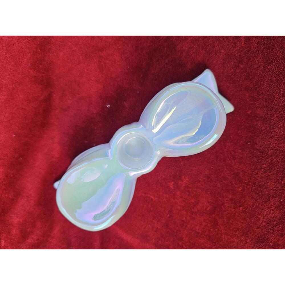 Iridescent Ceramic Bow Taper Holder – Glam Vanity Decor